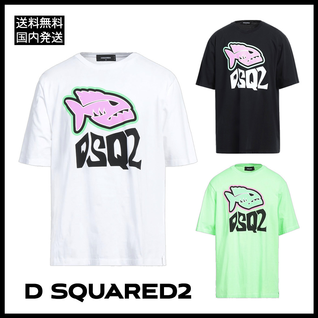 D SQUARED2 ディースクエアード ロゴ Ｔシャツ 送料関税無料