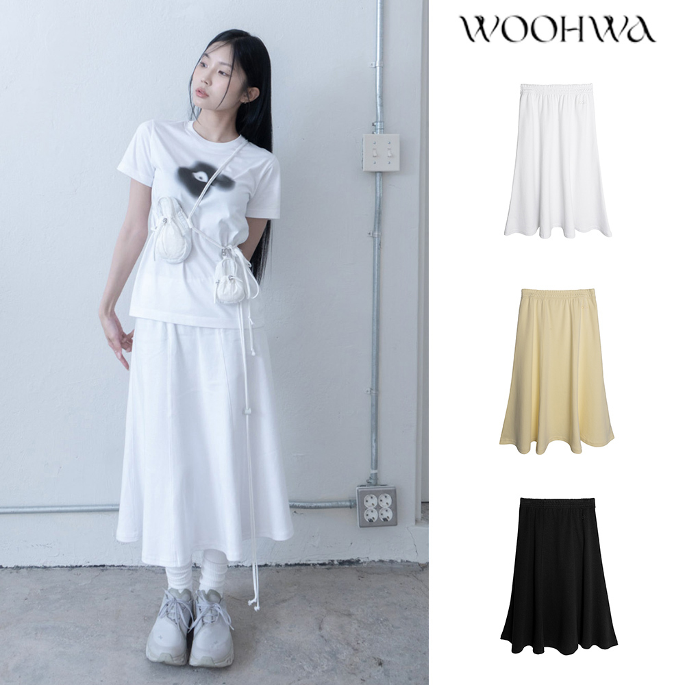 【WOOHWA】24SS★ LILI FLARE SK