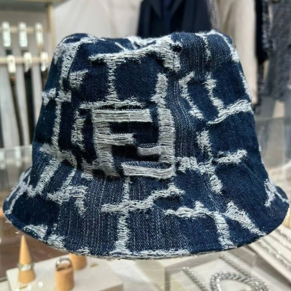 25SS新作♪【FENDI】ブルーFF柄 コットン バケットハット 楽天市場】FENDI KIDS フェンディ キッズ バケットハット JUP017