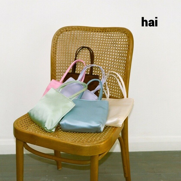 シルク製ミニバック【HOME OF HAI】Little silk bag