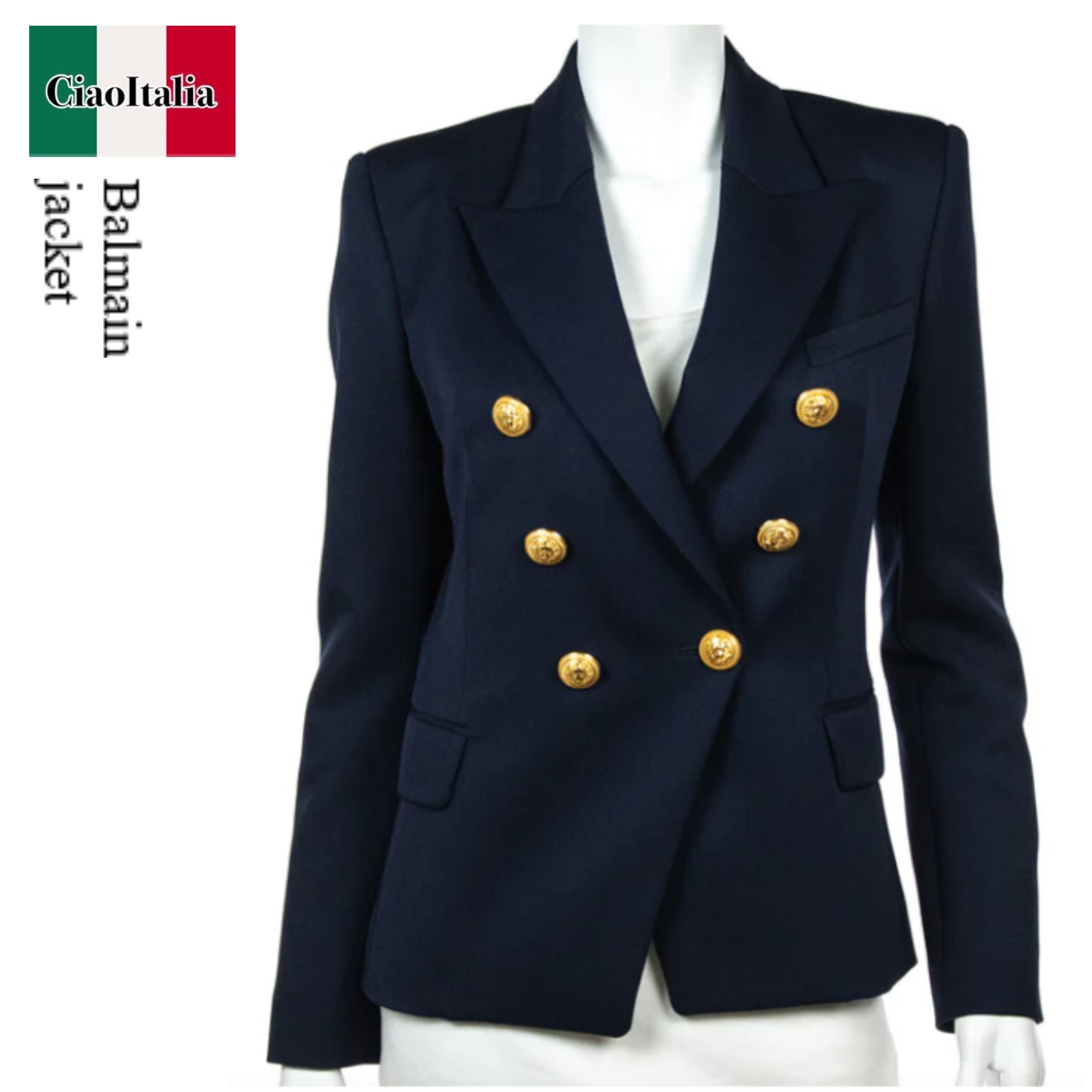 ジャケット Balmain Giacca Doppiopetto In Lana