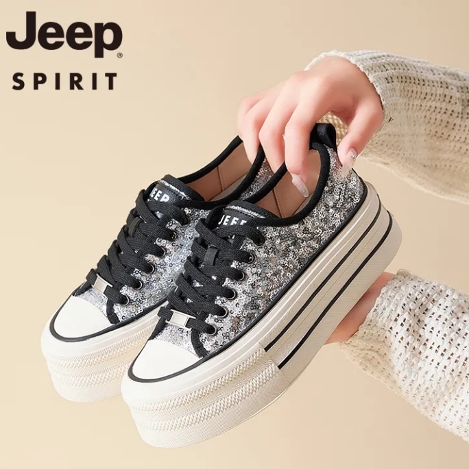 JEEPスニーカーレディースシューズ厚底ローファー
