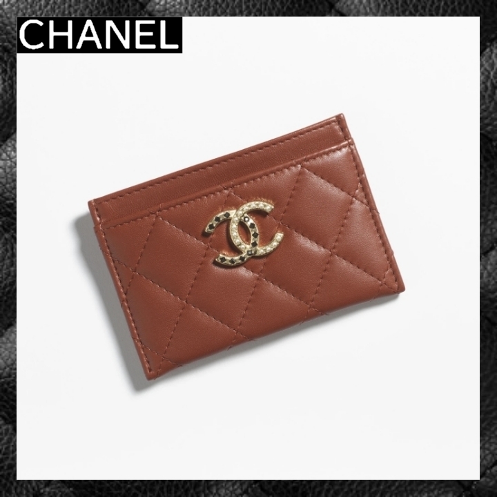 ☆24aw 深みのあるブラウン☆ CHANEL カードケース