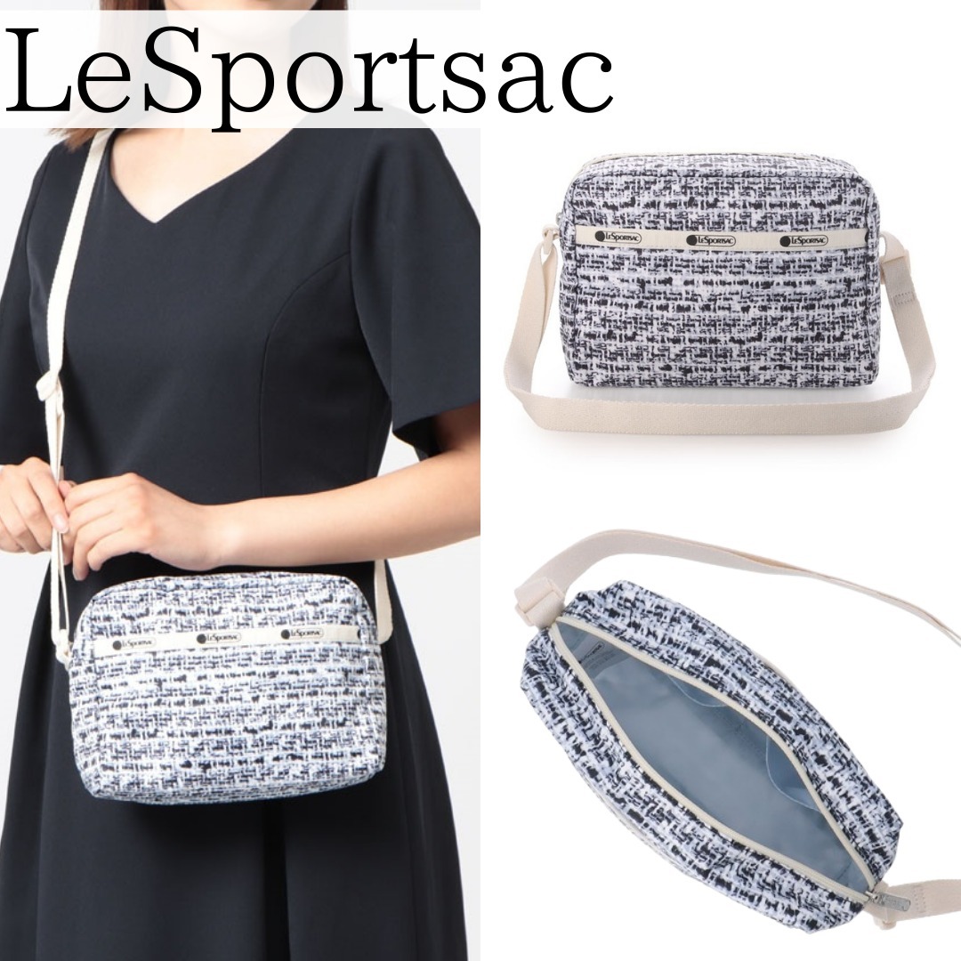 ■LeSportsac■ DANIELLA CROSSBODY ウィーヴブラック