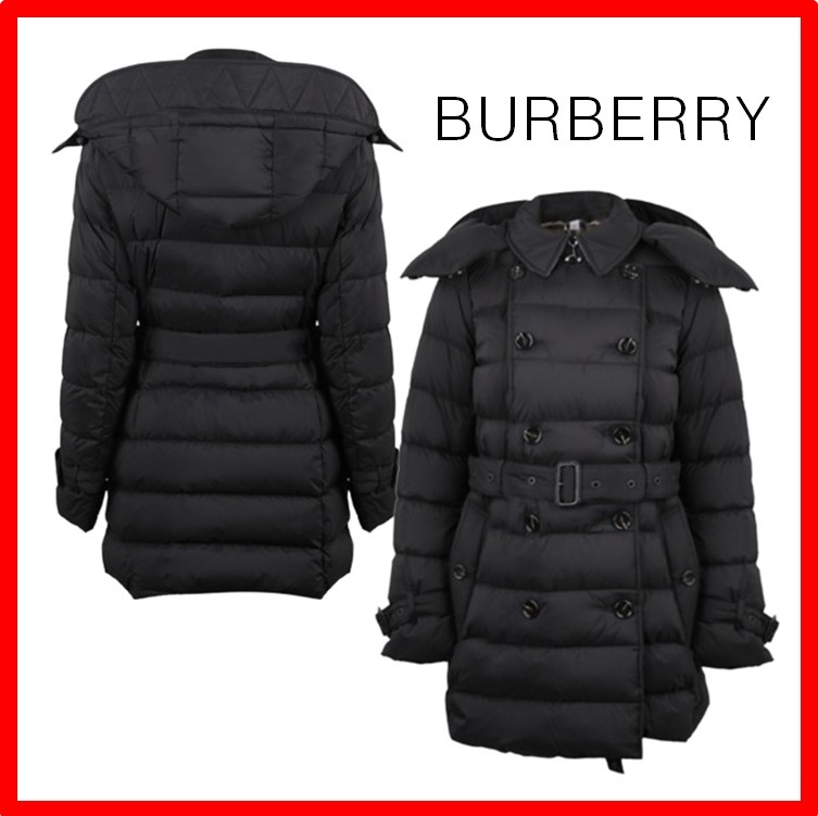 ☆人気☆【BURBERRY】☆ナイロン フーデッド パファーコート☆
