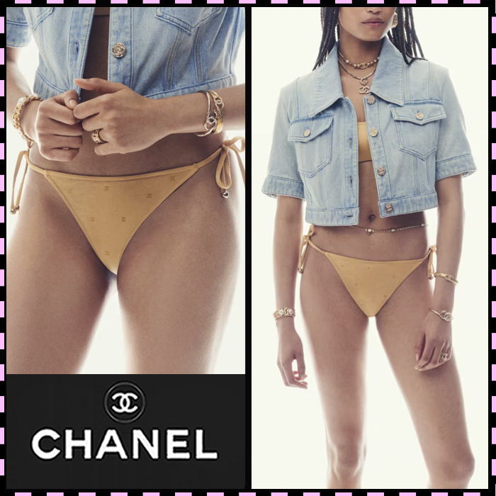CHANEL 2024 COCO BEACH LOOK18《スイムウェア ボトム》DHL 直営