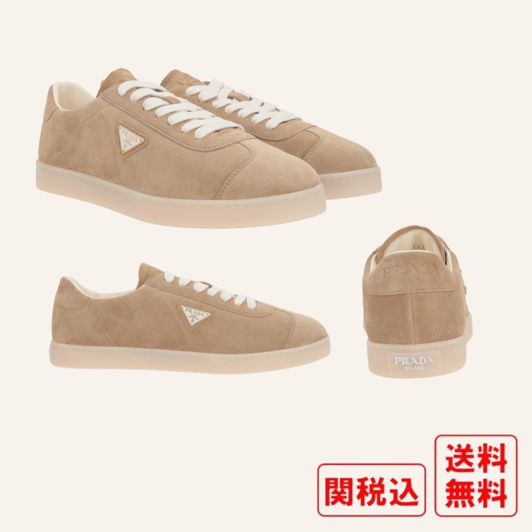 関税・送料込 PRADA LANE スウェード スニーカー