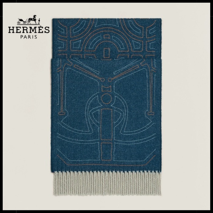 【限定】HERMES エペロンドール オーフィル スカーフ マフラー