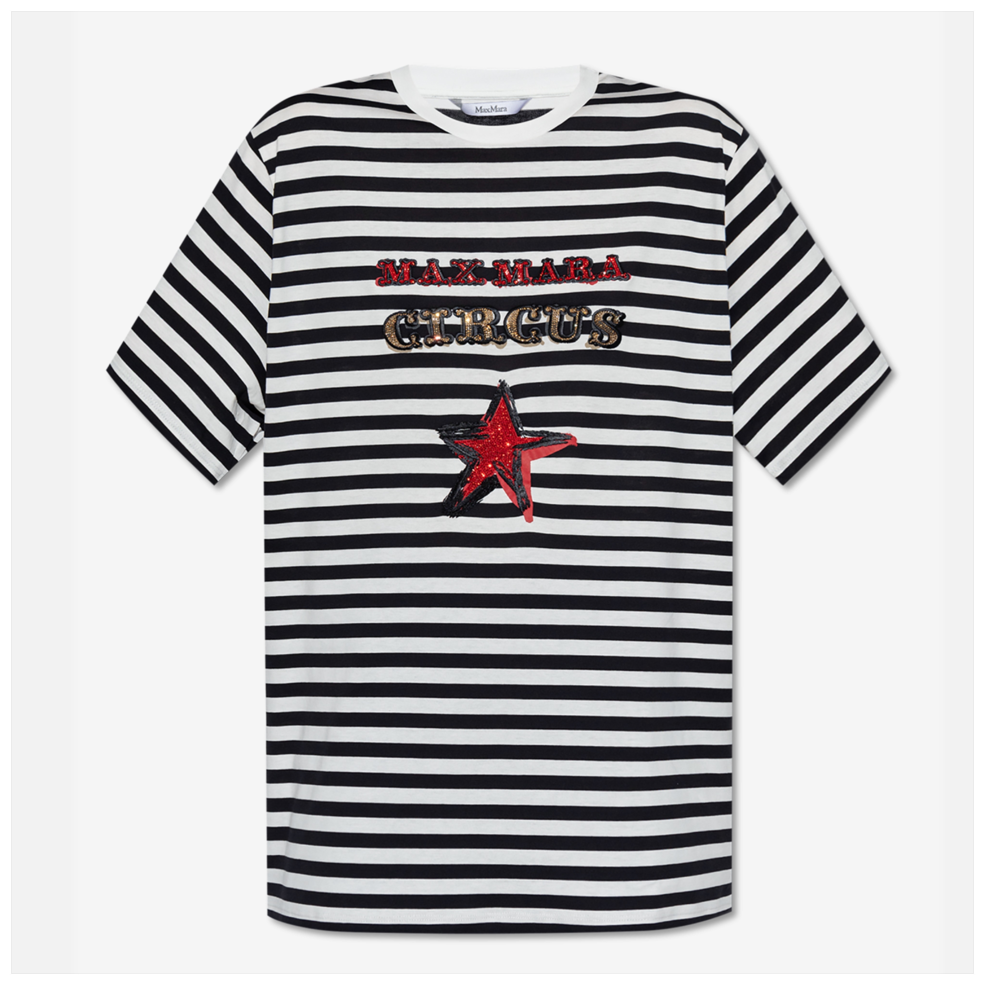マックスマーラ MAX MARA CIRCUS ロゴ ストライプ Tシャツ