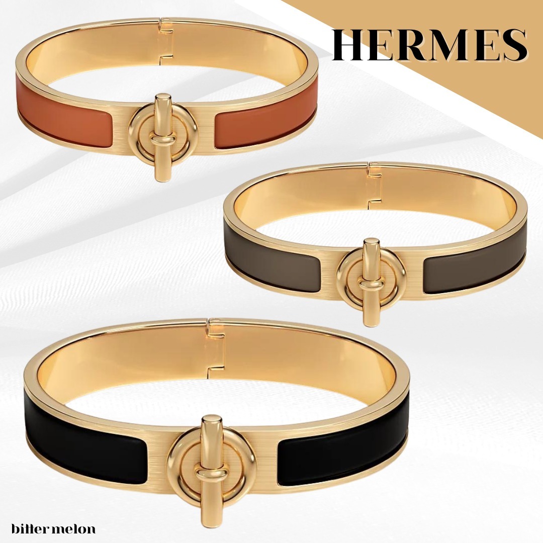 HERMES◆ Clic Glenan bracelet グレナン ブレスレット ゴールド