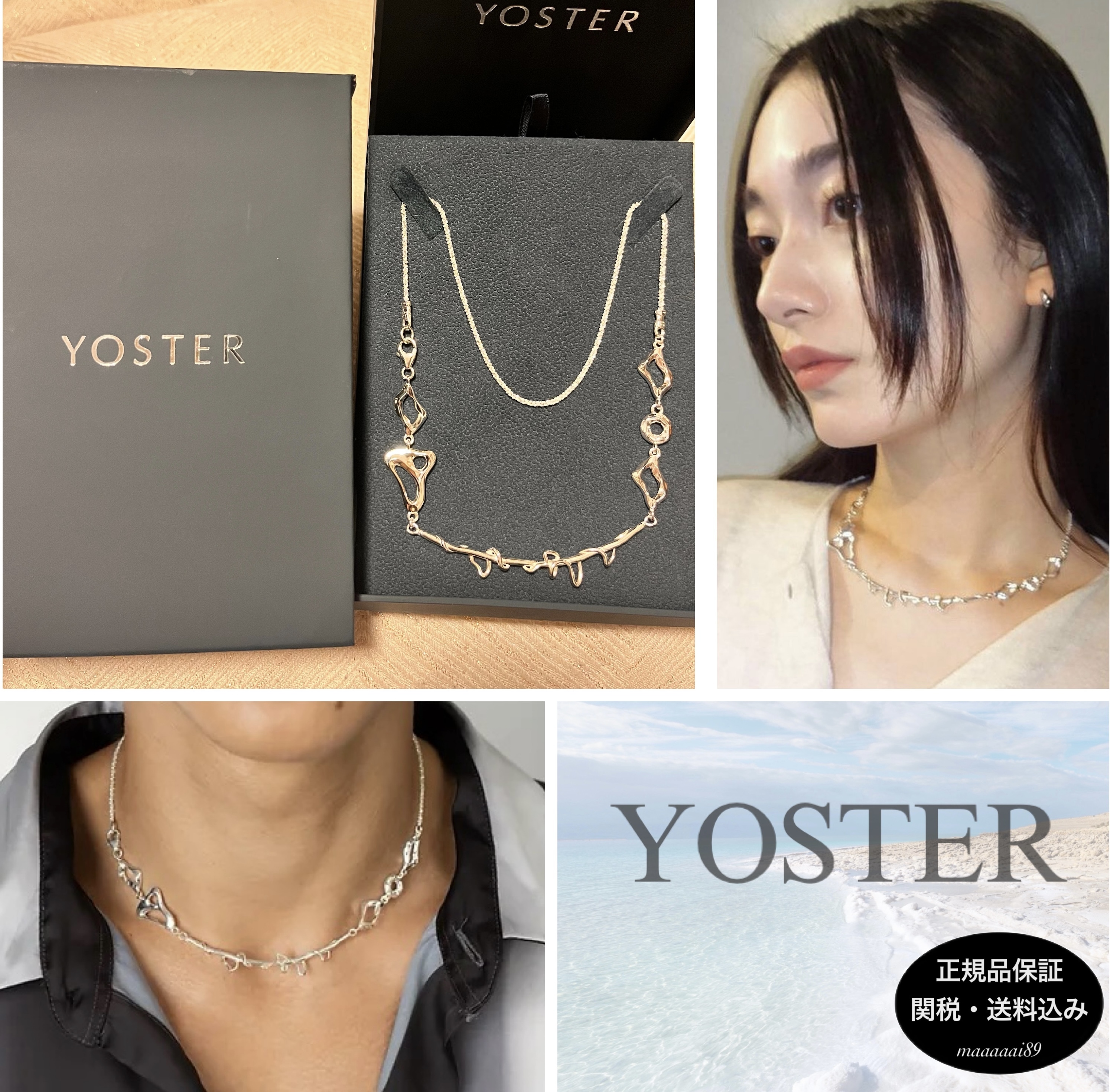 YOSTER★ユニセックス Cryptic Mind ネックレス Necklace