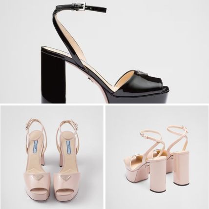 IT37★SALE★PRADA★ラバー サンダル バックルストラップピンク PRADA ピンク 厚底ストラップサンダル - メルカリ
