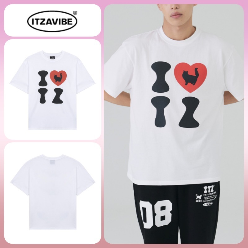 ◆24SS ITZAVIBE I LOVE CAT T SHIRT◆
