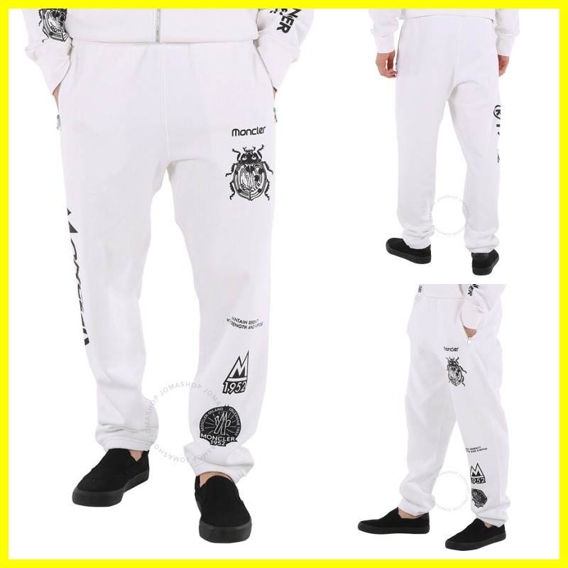 【大人気！】MONCLER☆マキシプリントスポーツジムパンツWH