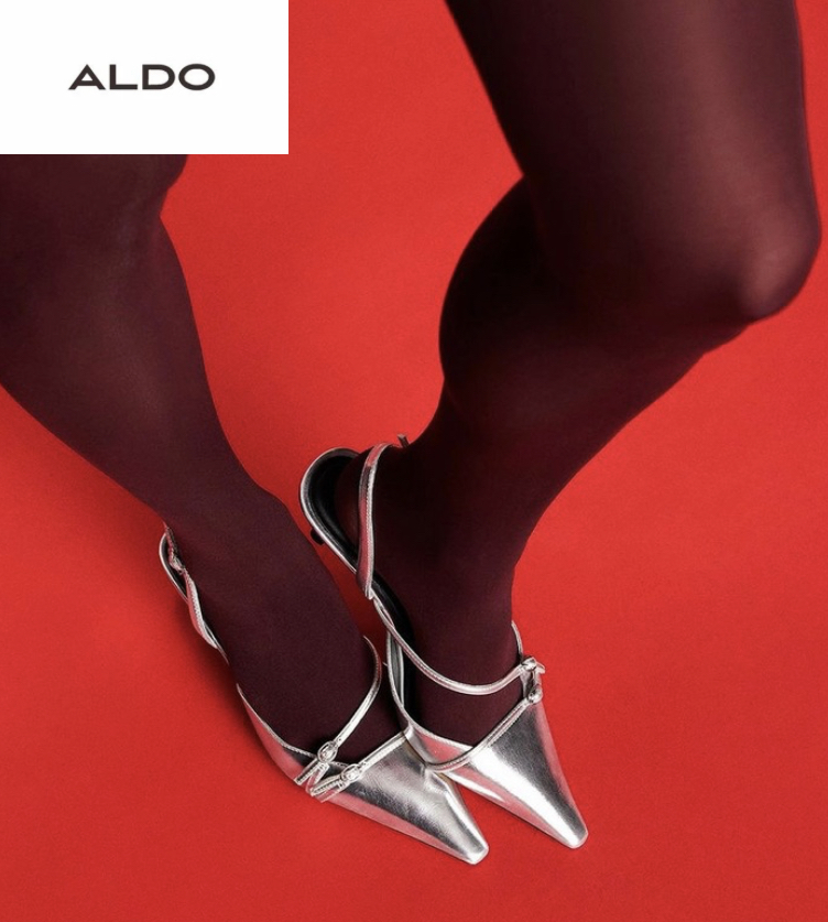 【追跡あり・関税負担なし】ALDOスリングバック キトゥンヒール