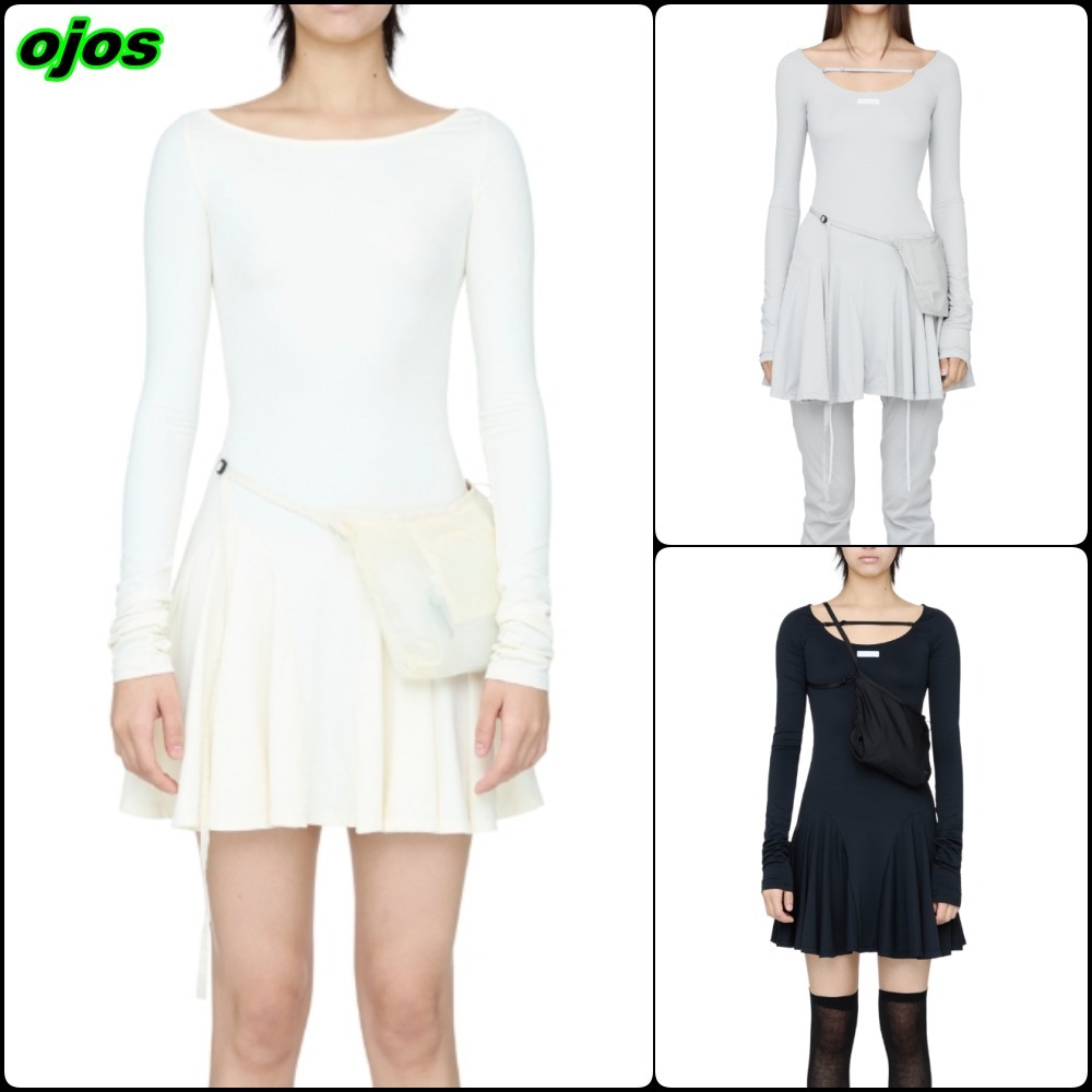 【OJOS】i:e Fluid Longsleeve Dress 01
