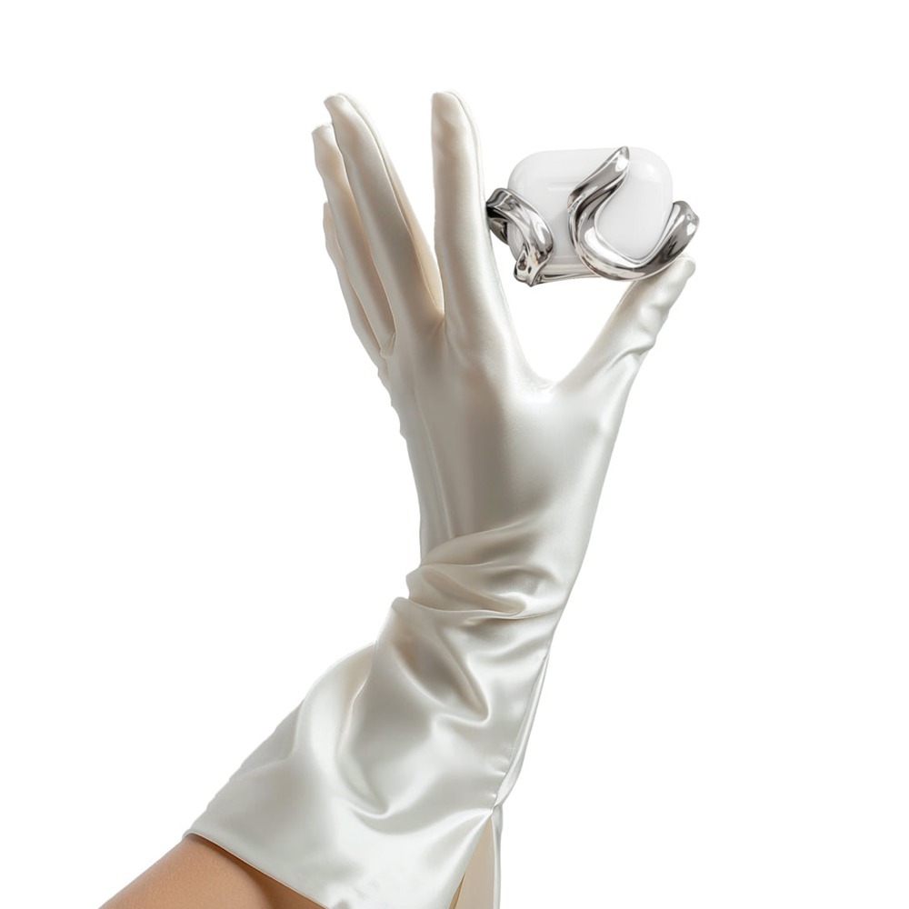 スマホケース・テックアクセサリーその他 Airpods CUR 01 SILVER Airpods CUR 01 SILVER