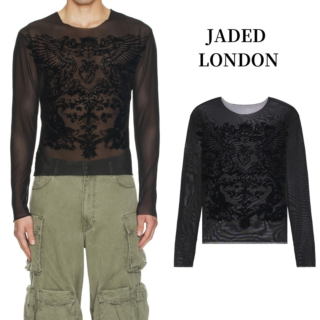 関税送料込【JADED LONDON】メッシュ Tシャツ