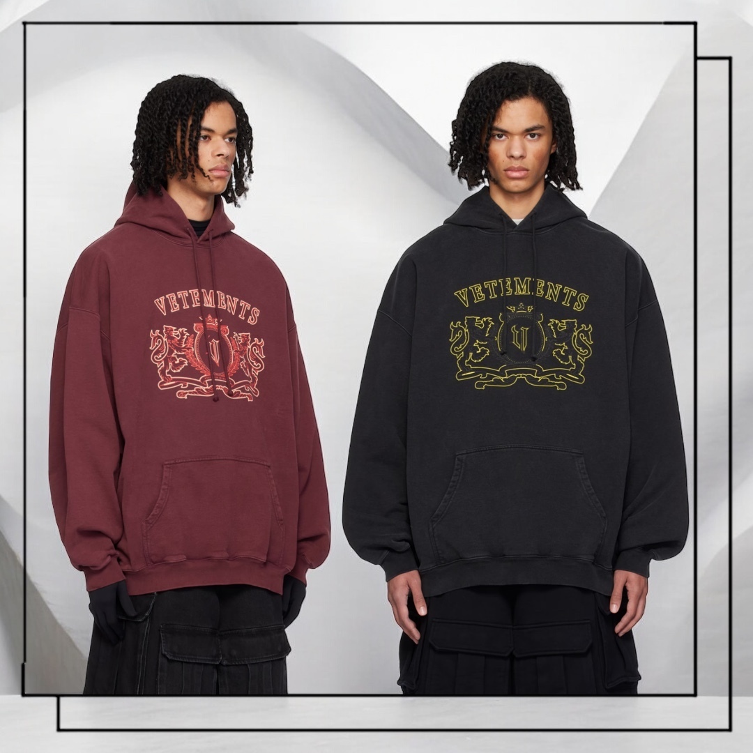 【国内発】VETEMENTS フレンチテリー  フーディ
