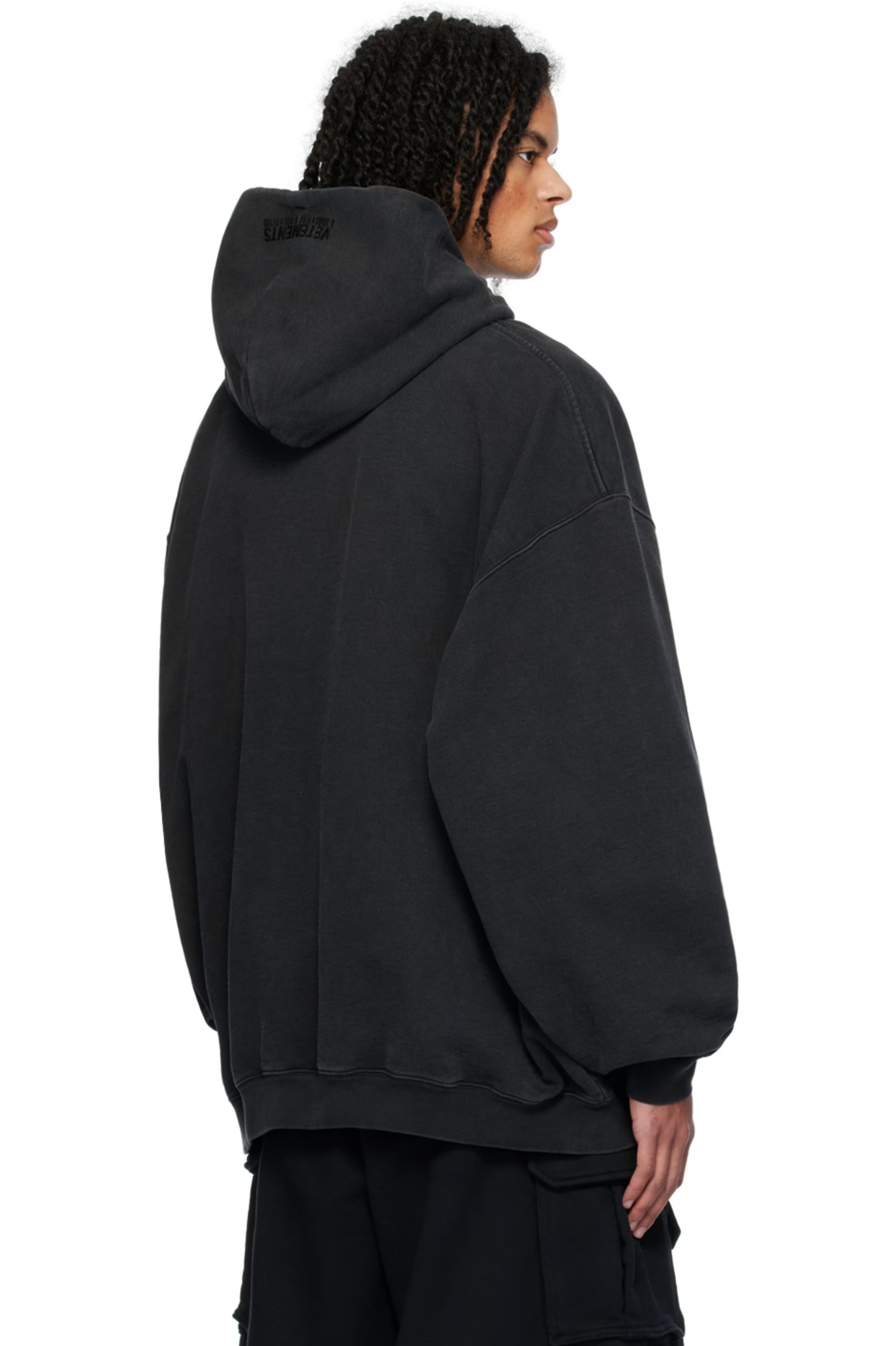 国内発】VETEMENTS フレンチテリー Royal フーディ パーカー