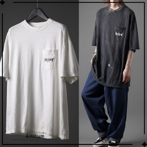【READYMADE】エイジング加工 ポケットTシャツ