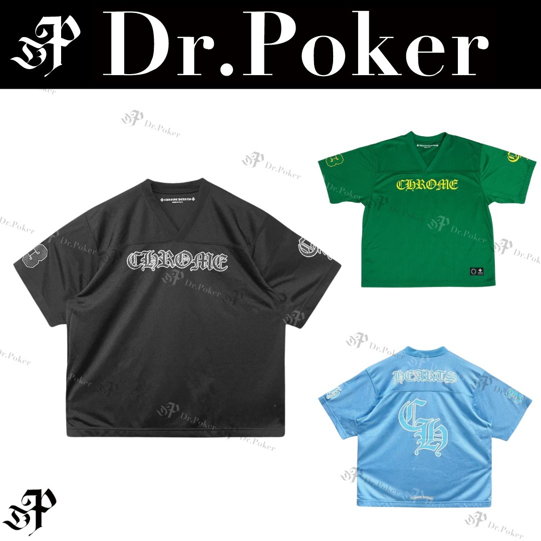 激レア【CHROME HEARTS】 MESH WARM UP S/S JERSEY メッシュ