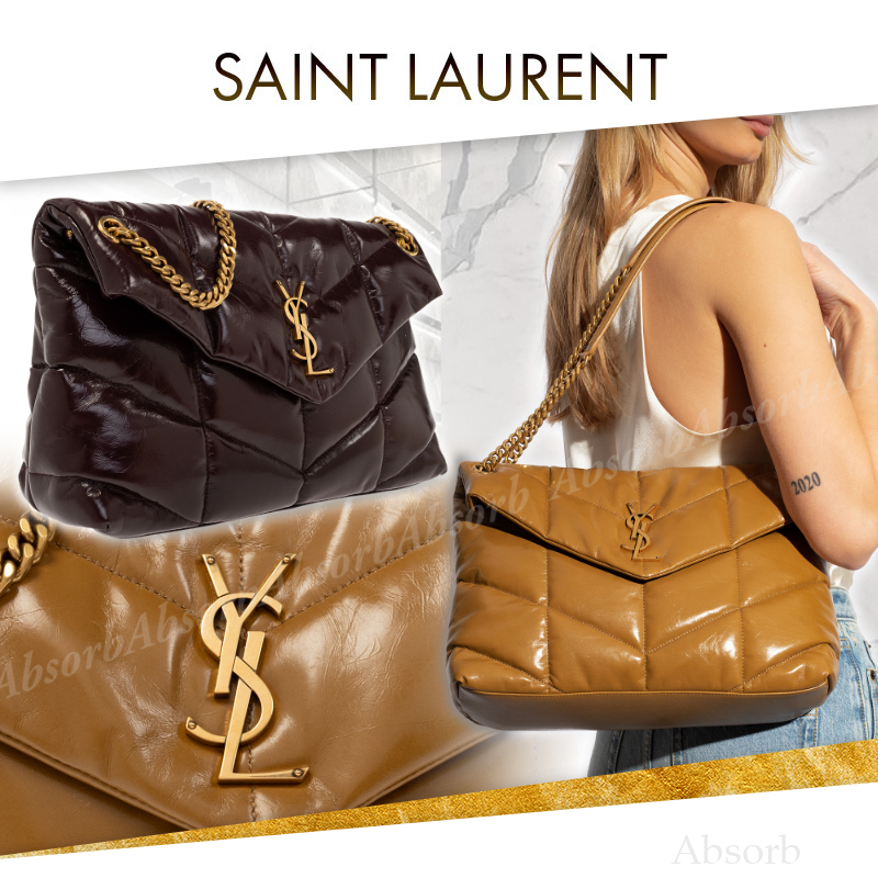 【24SS NEW】SAINT LAURENT/PUFFER MEDIUM ショルダーバッグ/2色