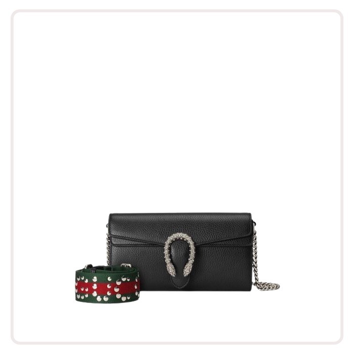 GUCCI DIONYSUS LEATHER SHOULDER BAG レザーショルダーバッグ