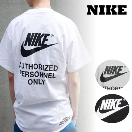 Tシャツ・カットソー Nike NSW Authorized Personnel T-Shirt Nike T-Shirt NSW Authorised Personnel - Black/White