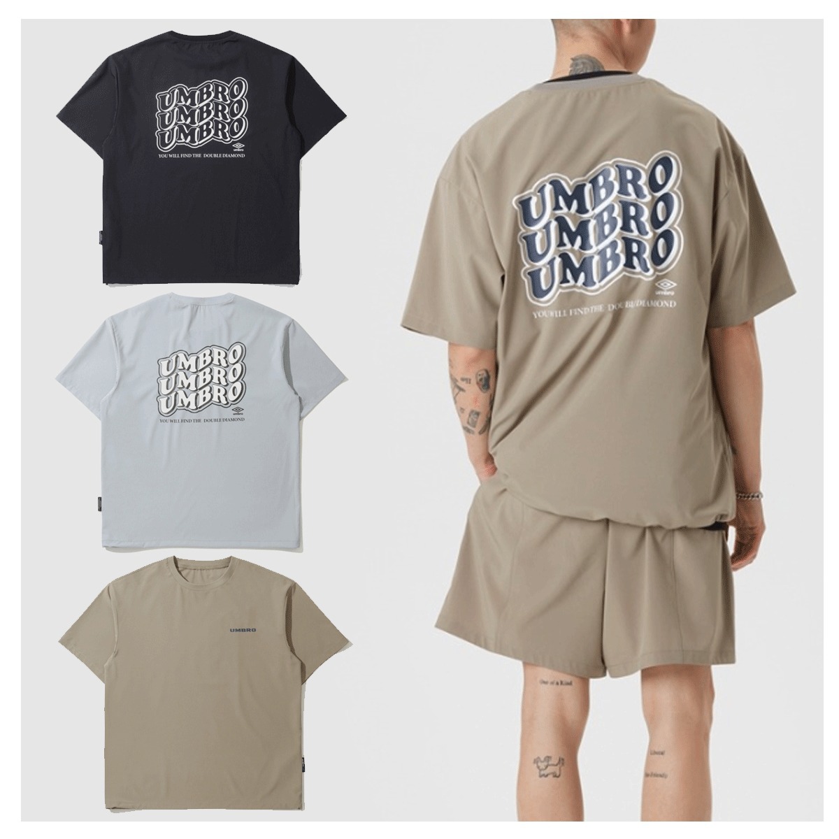 Tシャツ・カットソー UMBRO Ice Woven Graphic T-shirt 4FK1222