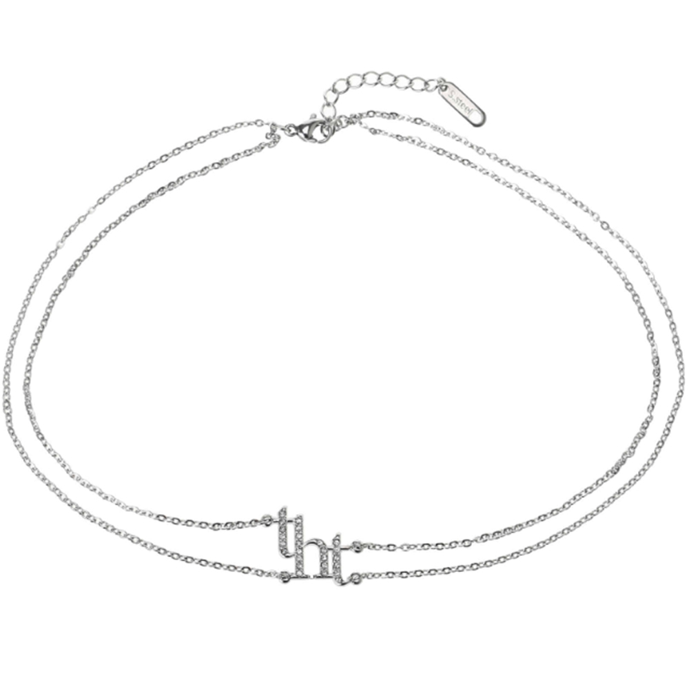 threetimes tht shining choker necklace チョーカー ネックレス チョーカー threetimes(スリータイムズ) ネックレス・ペンダント