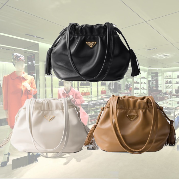 ナッパレザー ショルダーバッグ ◆プラダ◆全3色◆人気