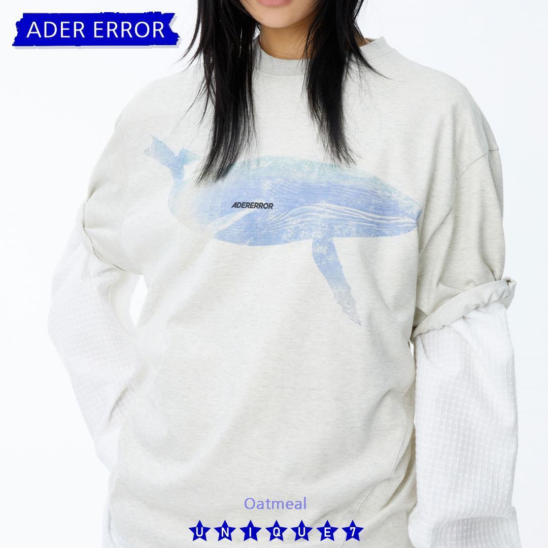 【ADER ERROR】  Blue whale t-shirt