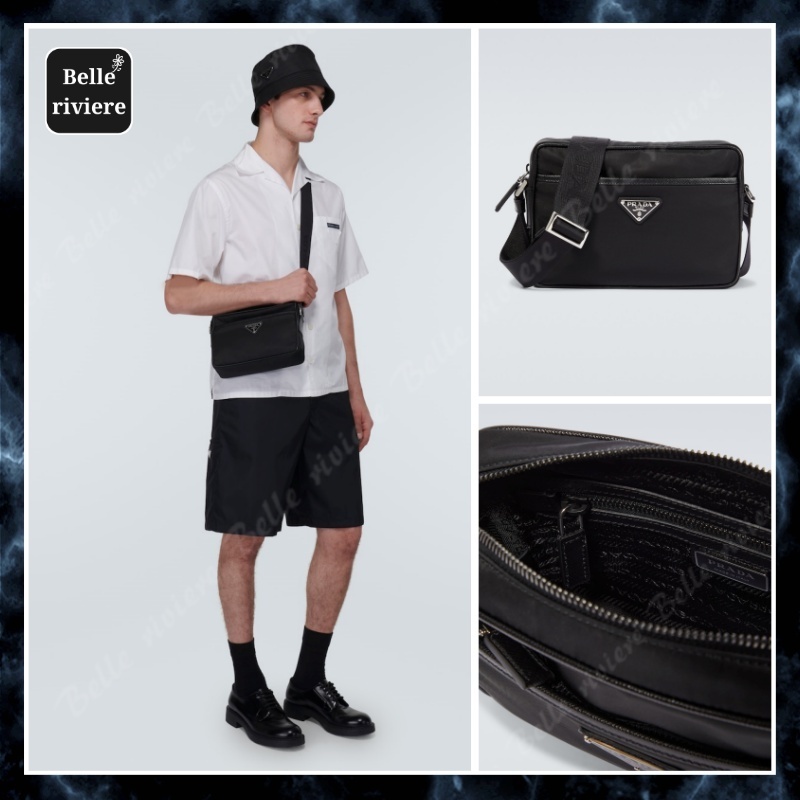 24PF new/PRADA Re-ナイロンショルダーバッグ Bag Black