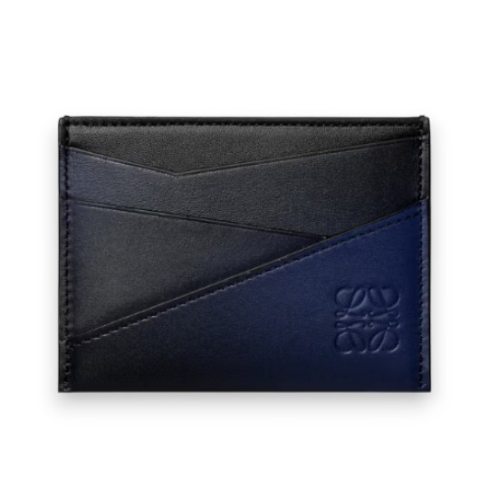 関税送料込【LOEWE】ロエベ レザー プレーンカードホルダー