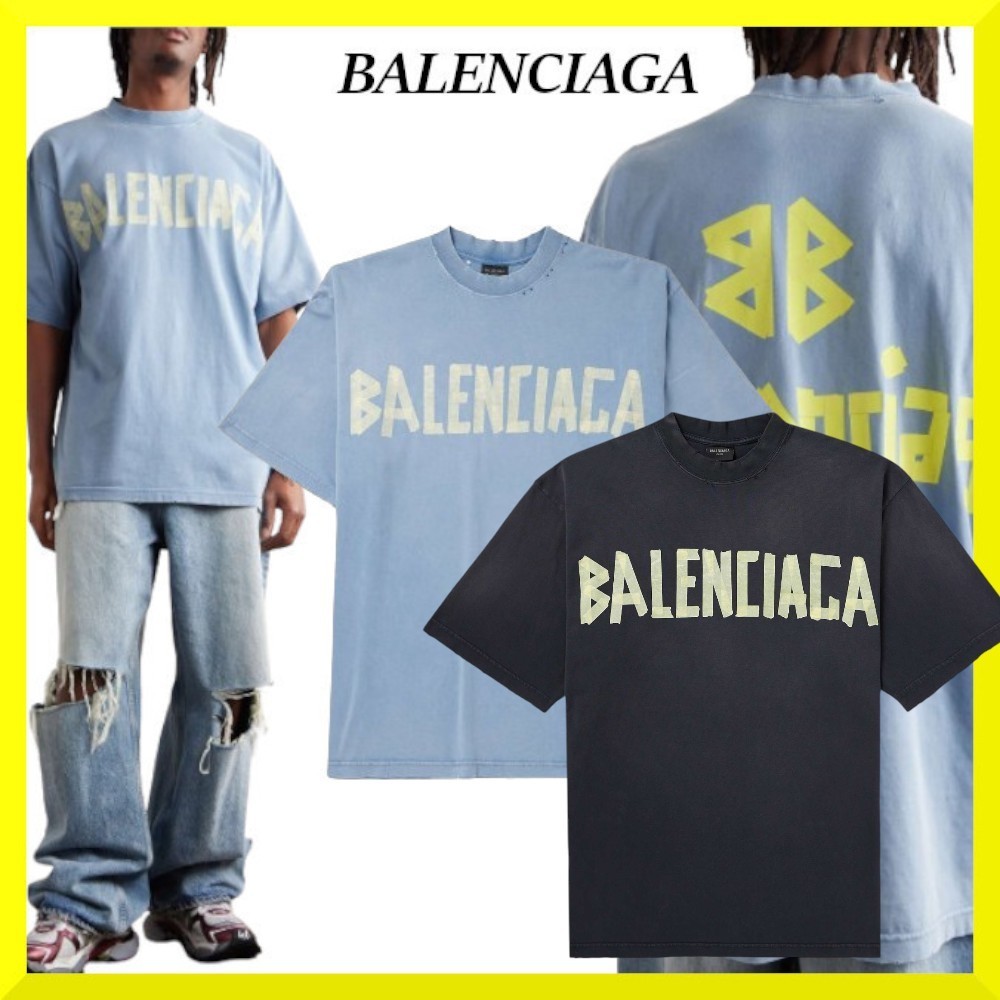 BALENCIAGA☆関税込☆オーバーサイズ ダメージ加工 Tシャツ