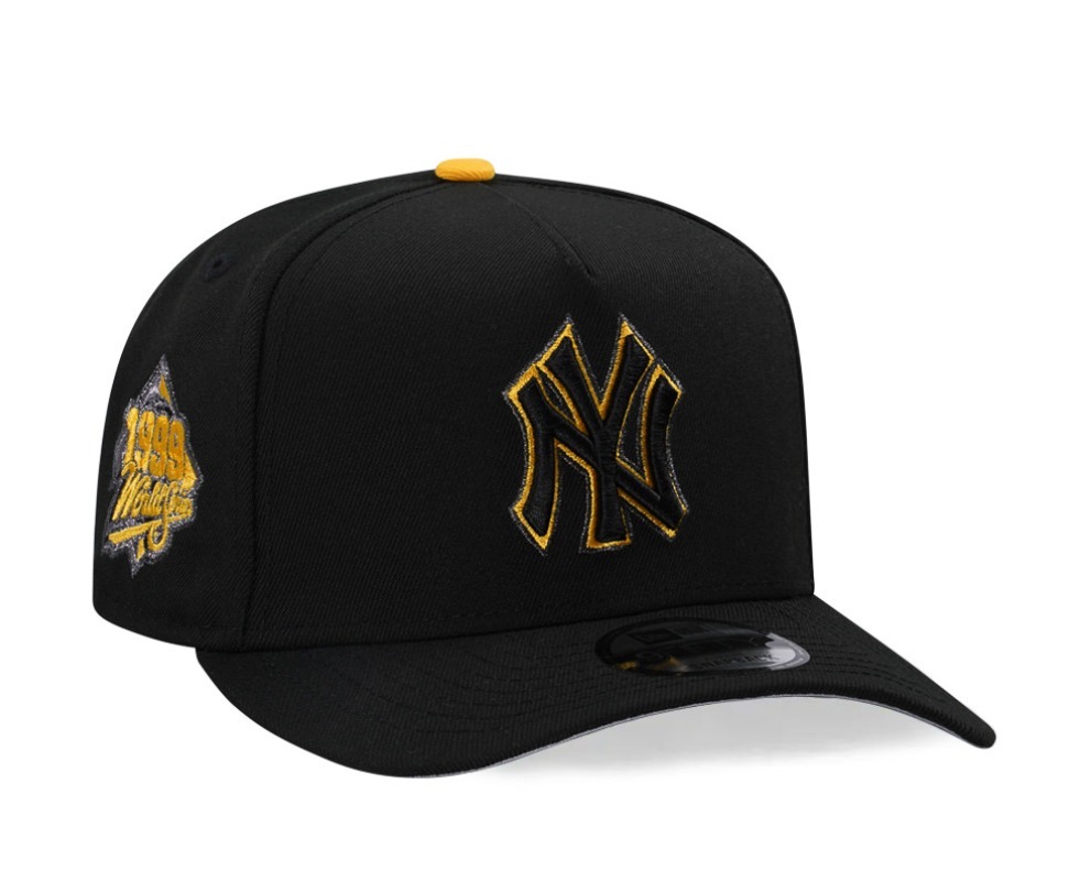 New Era ニューエラ NYヤンキース ブラック/イエロー 9FIFTY CAP
