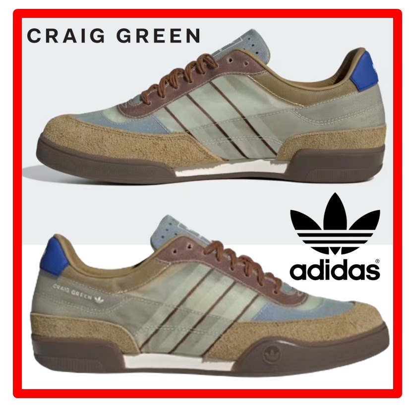 ★【adidas x CRAIG GREEN】★SQUASH POLTA AKH★23-29★Khaki★