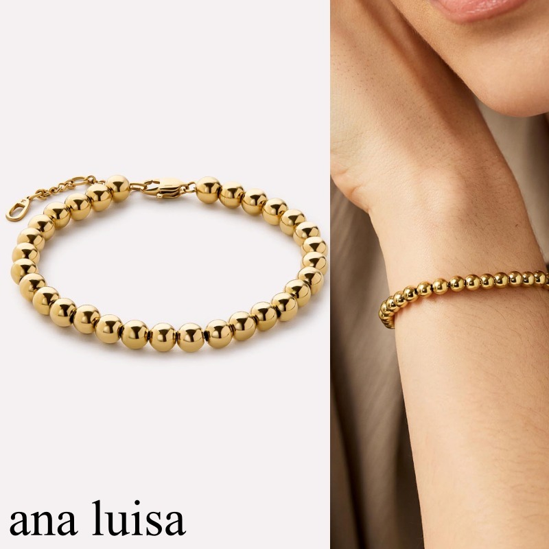 送料関税込【ana luisa】ボールチェーンブレスレット MEDIUM