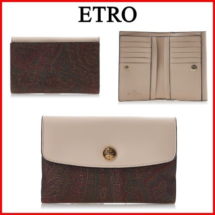 【関税込み】 ☆ETRO☆ ペイズリー 二つ折り 折りたたみ財布