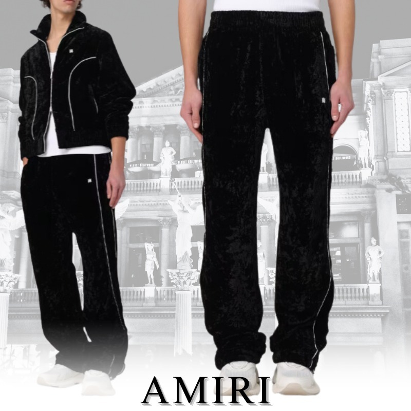 AMIRI アミリ トラックパンツ クラッシュベルベット