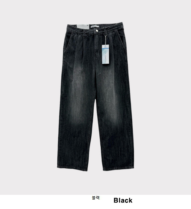 [COSYHARU公式]Cool Washing Pintuck Linen Denim Pants COSYHARU】Cool Wash Pintuck Linen Denim Pants (COSYHARU