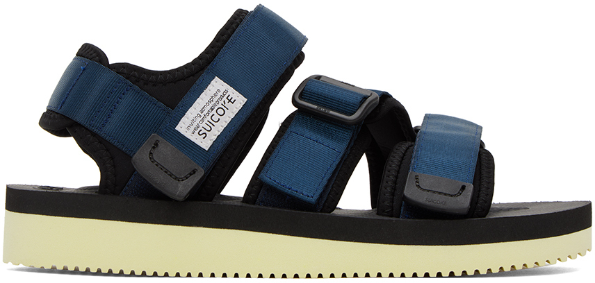 【関税込み】Suicoke ネイビー＆ブラック Kisee-V サンダル