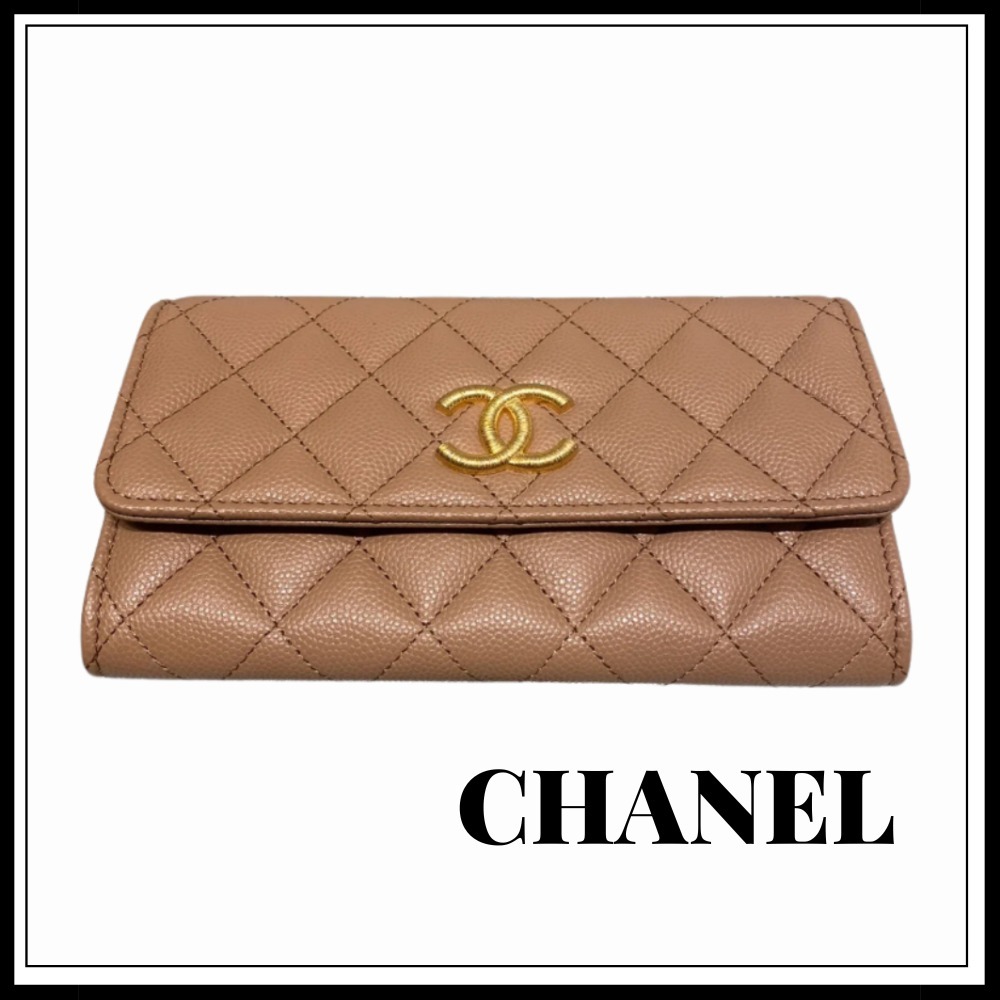 【大人デザイン】CHANELシャネル★長財布 フラップウォレット