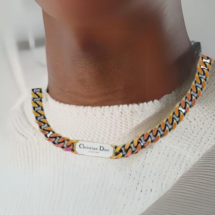 【DIOR】CHRISTIAN DIOR COUTURE CHAIN LINK NECKLACE/メンズ