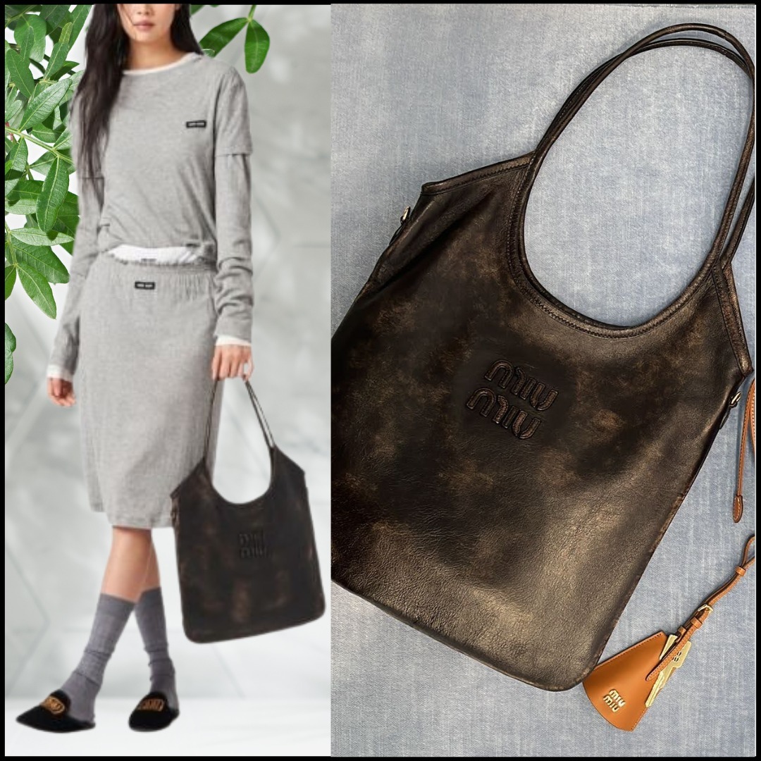 ◆直営店◆【MiuMiu】IVY レザーバッグ
