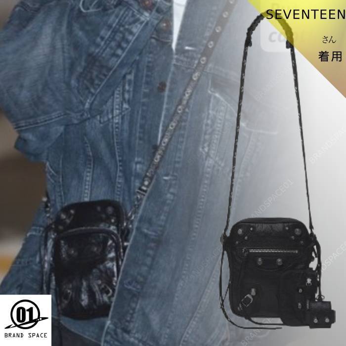 SEVENTEEN着用 BALENCIAGA ル カゴーレ クロスボディバッグ