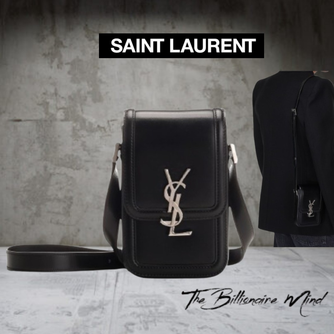 【VIP】SAINT LAURENT ミニ ショルダー バッグ スマホ 携帯 黒