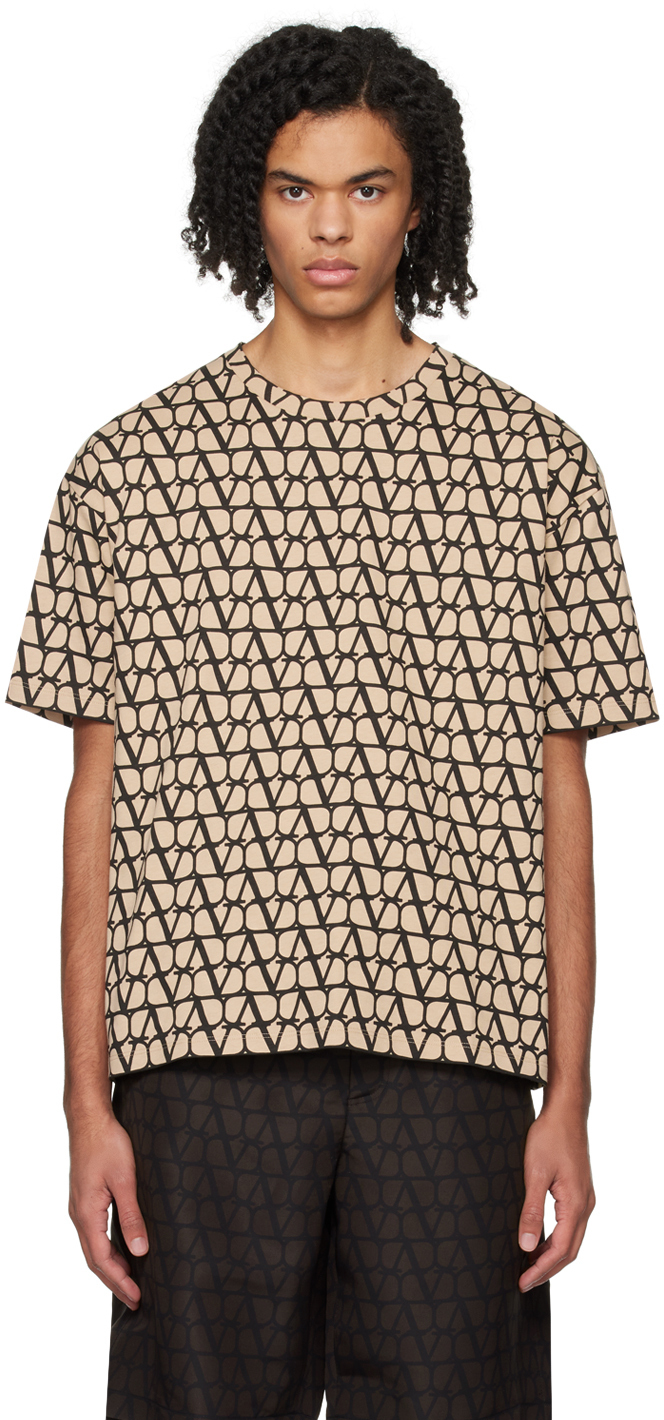【関税込み】Valentino ネイビー ロゴアップリケ 長袖Tシャツ