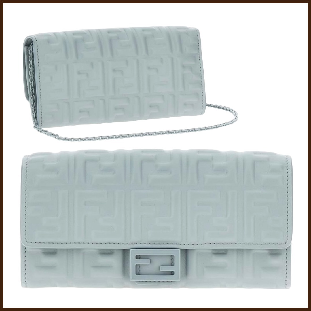 FENDI 長財布 3WAY 人気 ミニバッグ 上品 チェーン Baguette